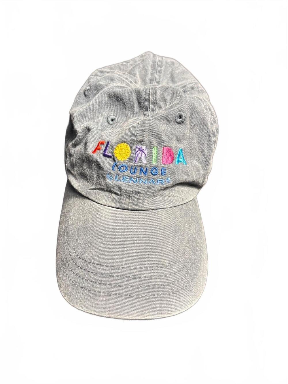 Florida Lounge by Lennar Gray Cotton Baseball Cap Hat